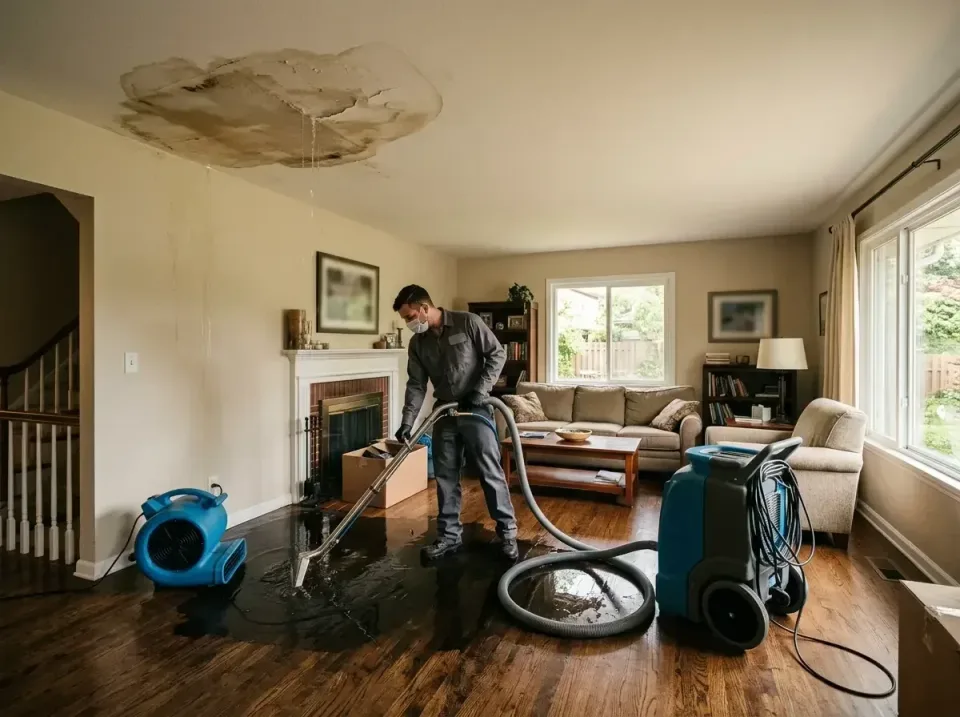 attic-pipe-burst-ceiling-drip-008 — frequently asked questions, Water Damage Restoration & Carpet Care in Crofton, MD